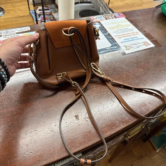 Chloe Leather Mini Bag brown - Picture 2 of 4
